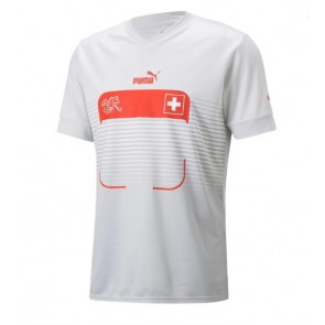Schweiz Replika Udebanetrøje VM 2022 Kortærmet